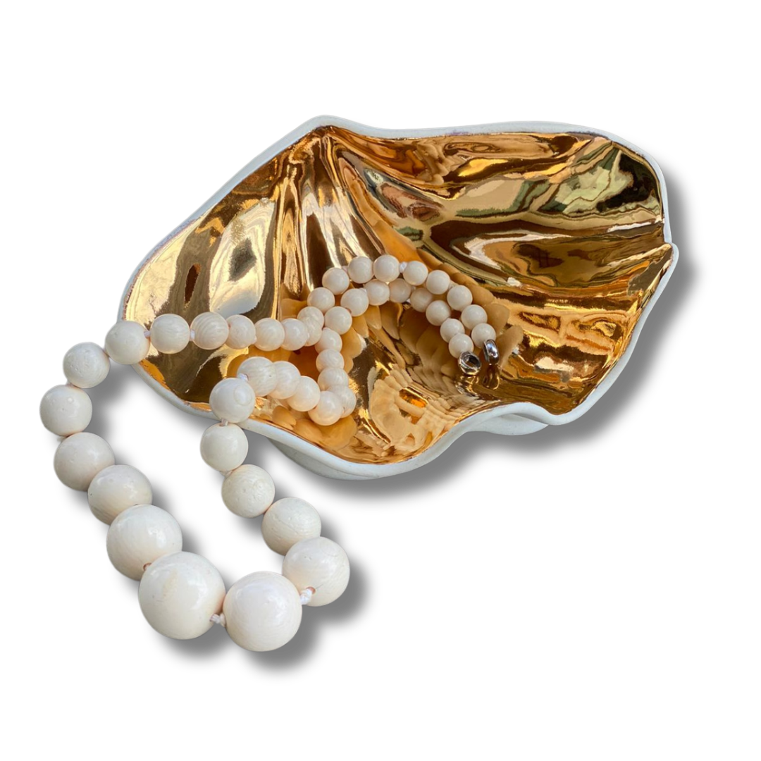 Concha MINI Tridacna OURO